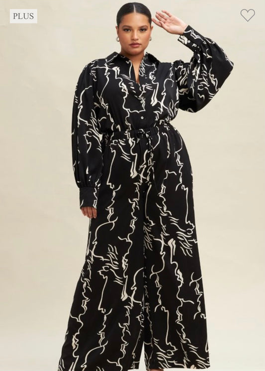 Briar  - Black and White Pant Set