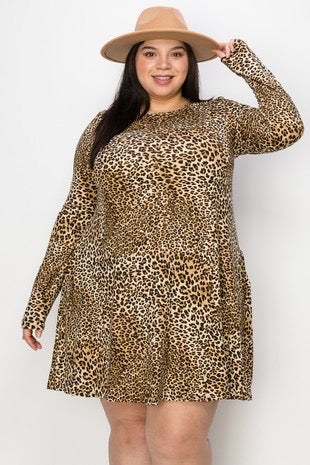 Fannie - Leopard Dress