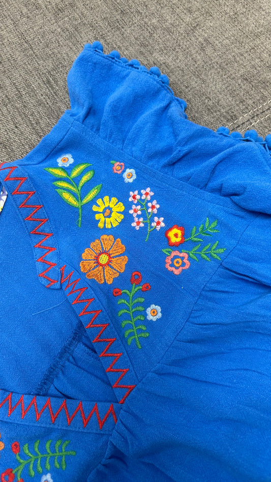 Catalina - Ocean Blue Top