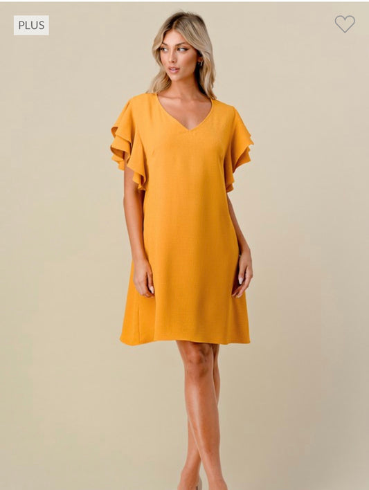 Atalía - Mustard Dress