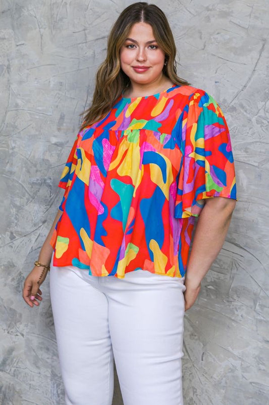 Karola - Rainbow Blouse