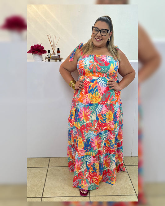 Simona - Tropi Maxi Dress