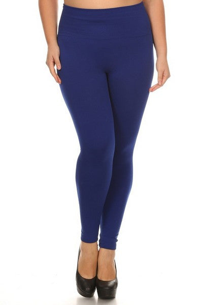 MAY Fleece Long Leggins - Elohai Online Plus Size Boutique