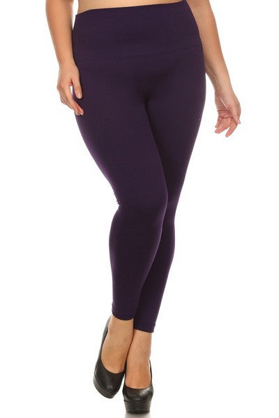 MAY Fleece Long Leggins - Elohai Online Plus Size Boutique