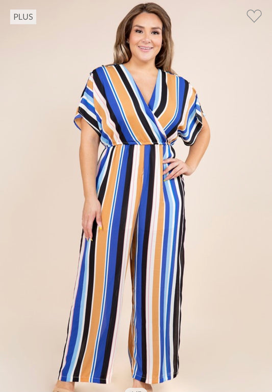 Catalina - Striped Jumpsuit